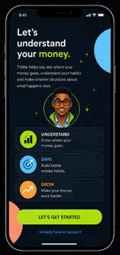 Tribbe app Patterns screen